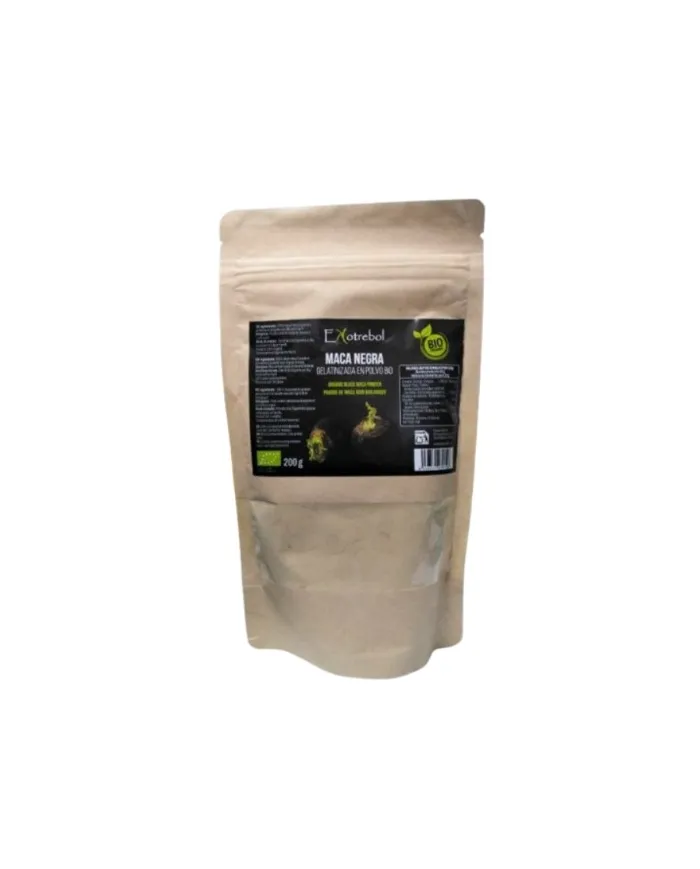 Maca negra gelatinizada polvo BIO 200 g, Ekotrebol