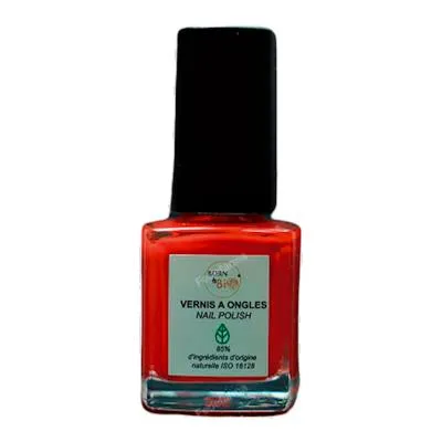 Esmalte de uñas natural N4 Bright Red 7,5 ml, Born To Bio
