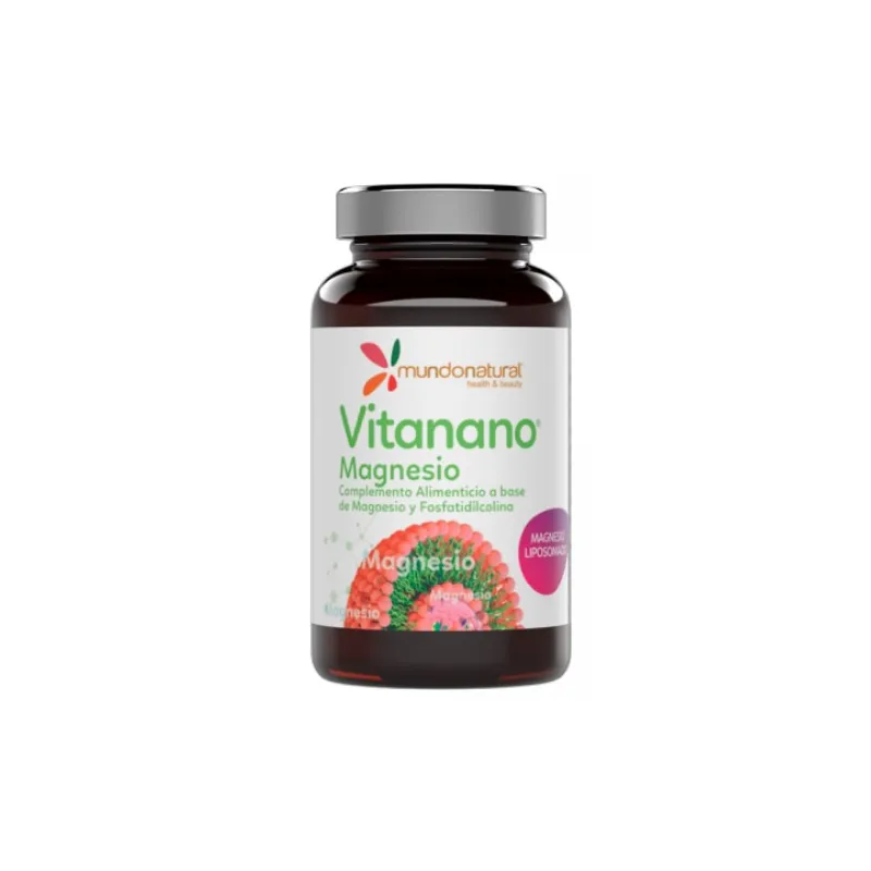 Vitanano magnesio 30 cápsulas, Mundo Natural