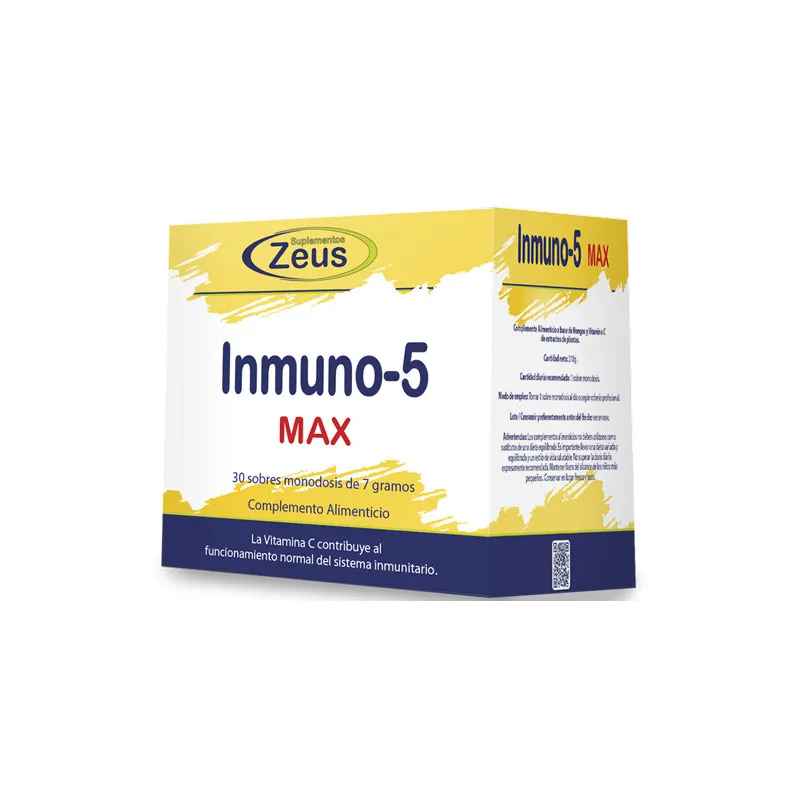 Inmuno-5 max 30 sobres, Zeus