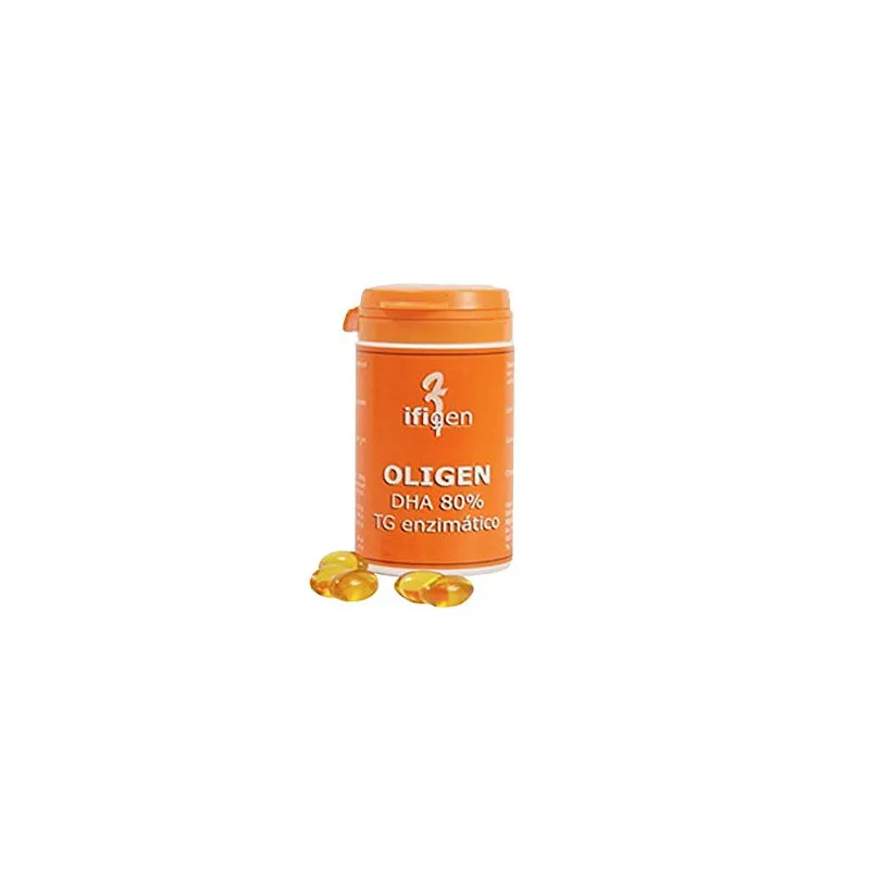 Oligen DHA 80% tg enzimatico 120 cápsulas, Ifigen