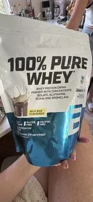 100% puré whey arroz con leche 454 g, Biotechusa