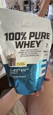 100% puré whey arroz con leche 454 g, Biotechusa