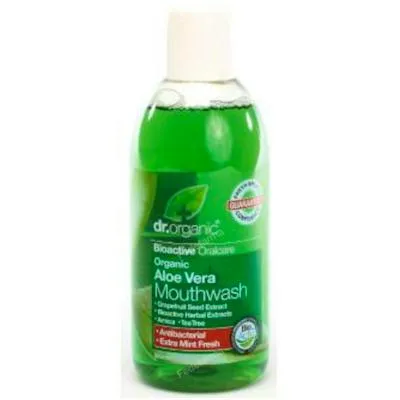 Enjuague bucal aloe vera orgánico 500 ml, Dr. Organic