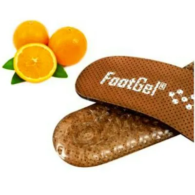 Plantillas gel hombre naranjo talla 43-46, Footgel