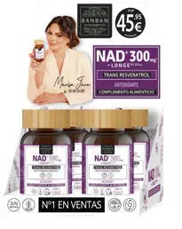 Pack nad+ 300 mg 60 cápsulas, Banban · imagen 2