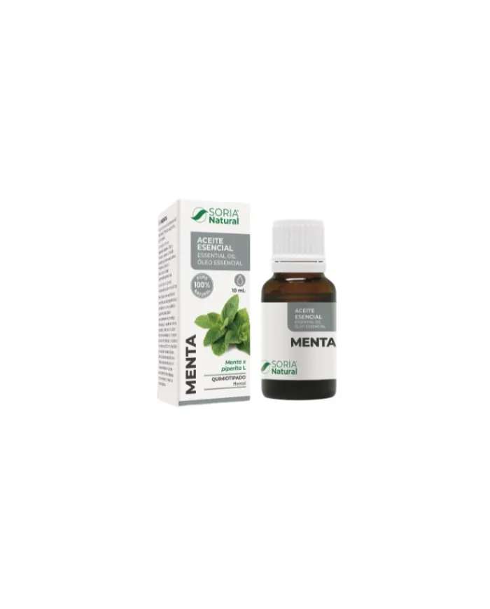 Huile essentielle de menthe à chémotype défini 10 ml, Soria Natural