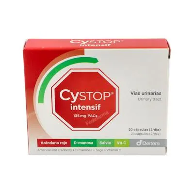 Cystop intensif arándano rojo 20 cápsulas, Deiters
