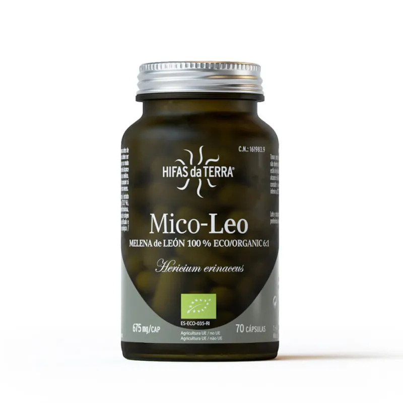 Mico-leo melena de leon 675 mg 70 cápsulas, Hifas Da Terra