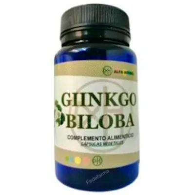 Ginkgo biloba 60 cápsulas vegetales, Alfa Herbal