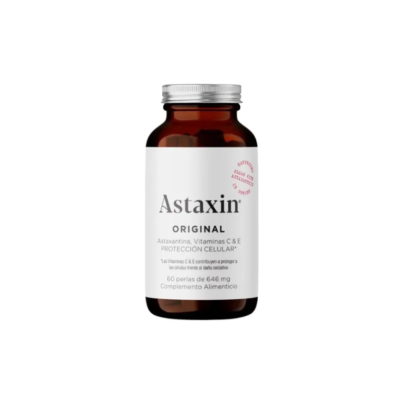 Astaxin original 646 mg acacia 60 perlas, Now