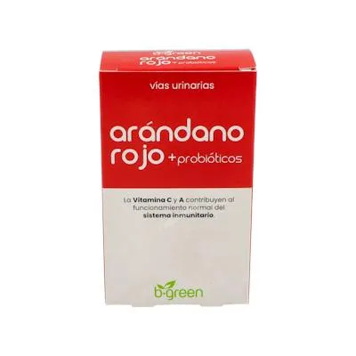 B. green (lab. Lebudit) arándano rojo + probioticos 30 cápsulas, B.green (lab. Lebudit)