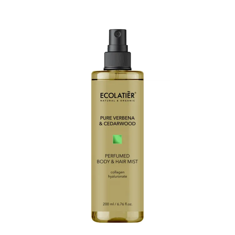 Geparfumeerde Mist Lichaam en Haar Puré Verbena & Cedarwood 200 ml, Ecolatier