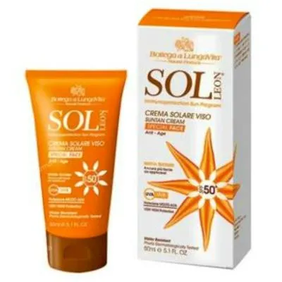 Sol leon facial solar cream SPF 50 high prot 50 ml, Bottega Di Lungavita