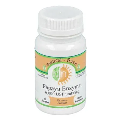Papaya enzimas 60 comprimidos masticables, Nutri-force