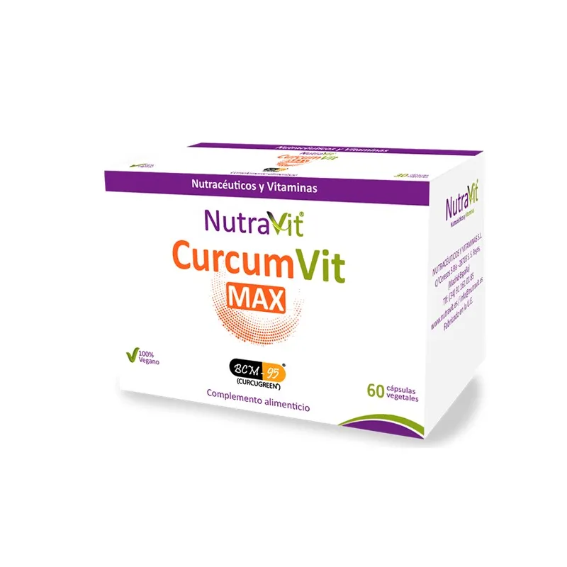 Curcumvit max 60 cápsulas, Nutravit