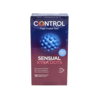Preservativo sensual xtra dots 12 un, Control