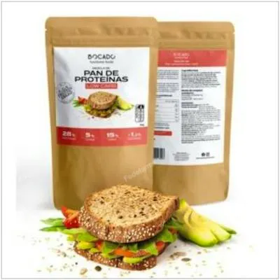Mezcla pan de proteínas low carb high protein 1 kg, Bocado