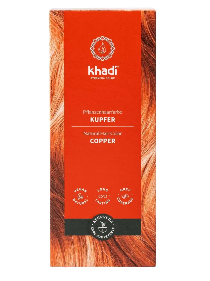 Tinte natural Cobre, Khadi