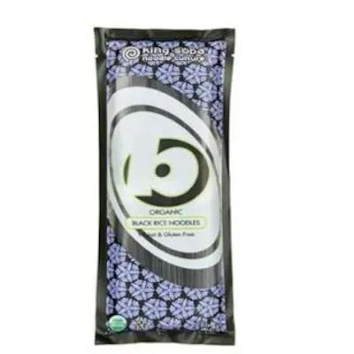 Noodles arroz negro sin gluten BIO 250 g, King Soba
