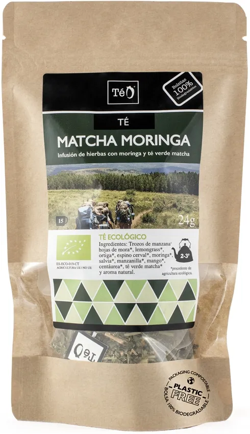 Matcha-Moringa-Tee 15 Beutel Téo-Teo BIO 24 g, Teo Bio