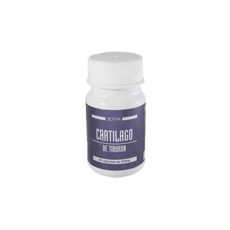 Cartílago tiburón 500 mg 60 cápsulas, Sotya