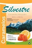 Granel caramelos miel limón con AZ 1 kg, Silvestre
