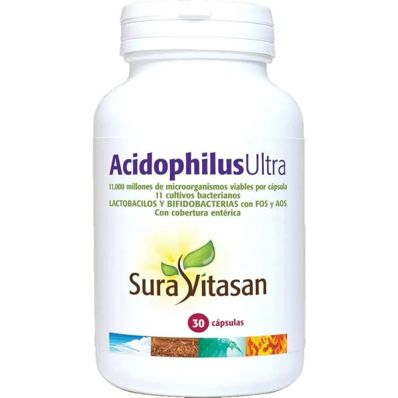 Acidophilus ultra 30 cápsulas, Sura Vitasan