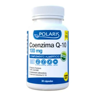 Coenzima Q10 100 mg 30 cápsulas, Polaris