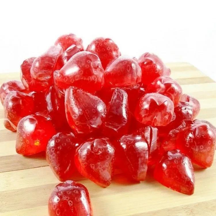 Mini jabones forma Fresas 1Kilo, Big Soap Factory