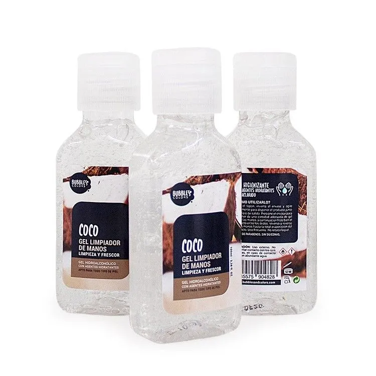 Handgel op basis van alcohol Kokos 100 ml, Bubbles & Colors
