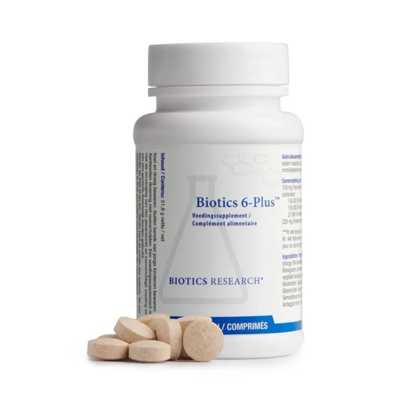 Biotics 6-plus cobas 90 comprimidos, Biotics Research