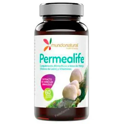 Permealife melena de leon 60 cápsulas, Mundonatural
