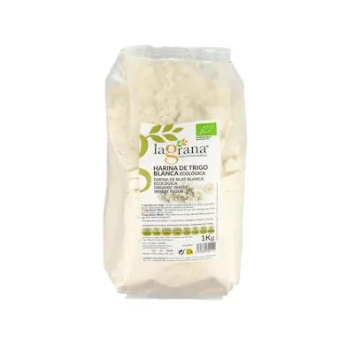 Harina de trigo blanca BIO 1 kg, La Grana