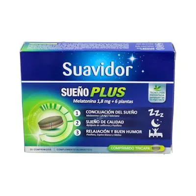 Suavidor plus tricapa 30 comprimidos, Urgo