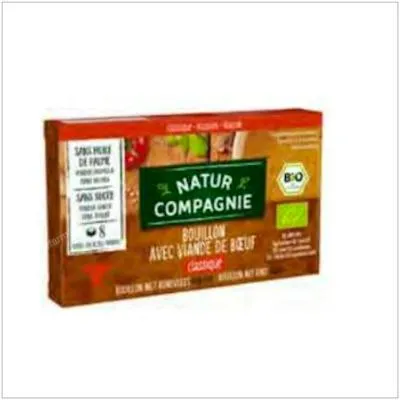Natur compagnie caldo de ternera 12cajasx BIO 8pastillas, Naturcompagnie