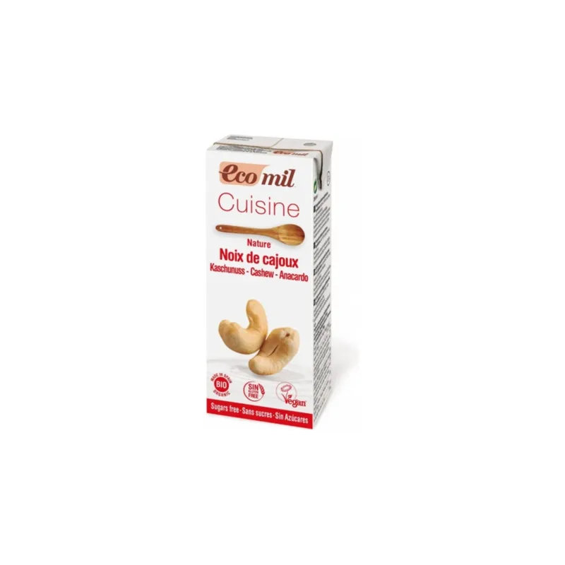 Cuisine anacardo s/g sin azúcar nutriops BIO 200 ml, Ecomil