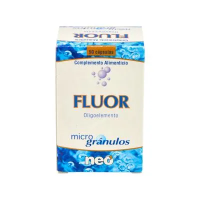 Fluor microgranulos 50 cápsulas, Neo