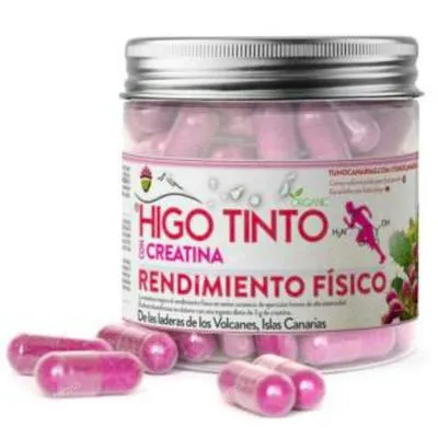 Higo tinto con creatina 90 cápsulas, Tuno Canarias