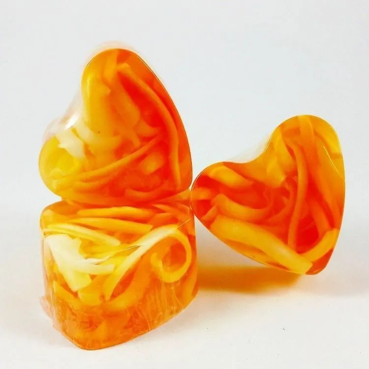 Jabón forma corazón Mandarina, Big Soap Factory