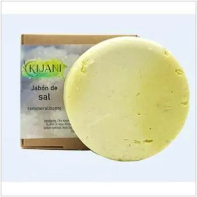 Jabón en pastilla de sal 80 g, Kijani