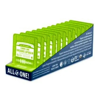 Pack lápiz labial lima-limón 12 x 4 g, Dr. Bronner´s