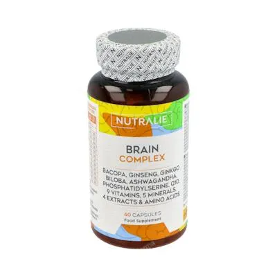 Brain complex nootropico 60 cápsulas, Nutralie