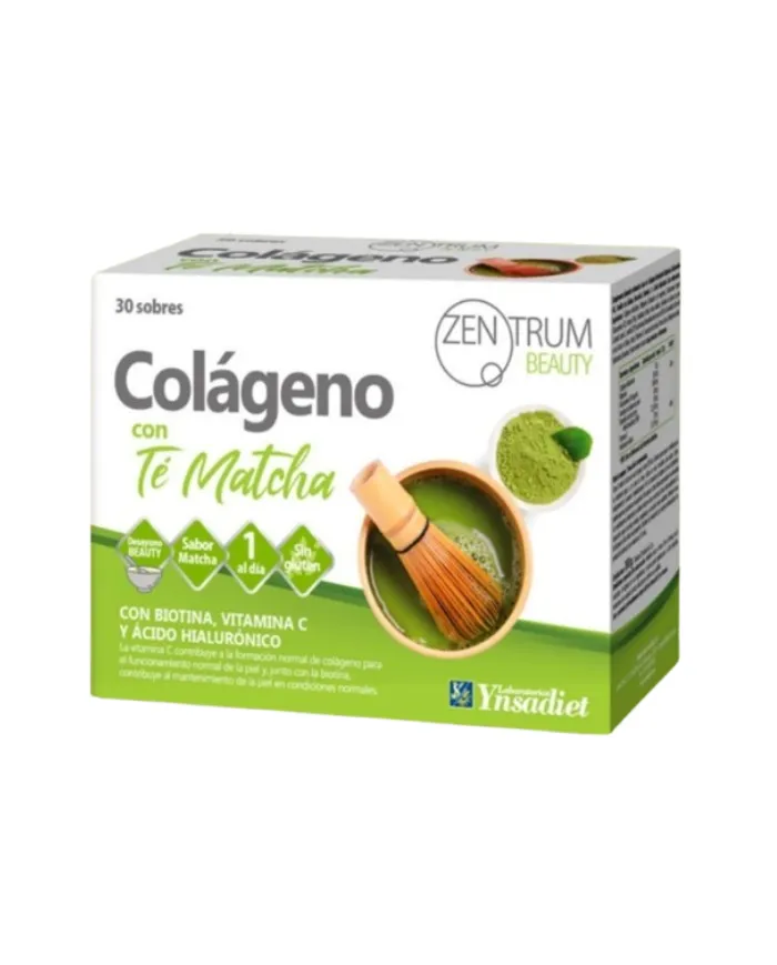 Colágeno té matcha 30 sobres, Zentrum