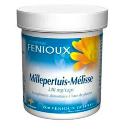 St. John's wort lemon balm 200 capsules, Fenioux