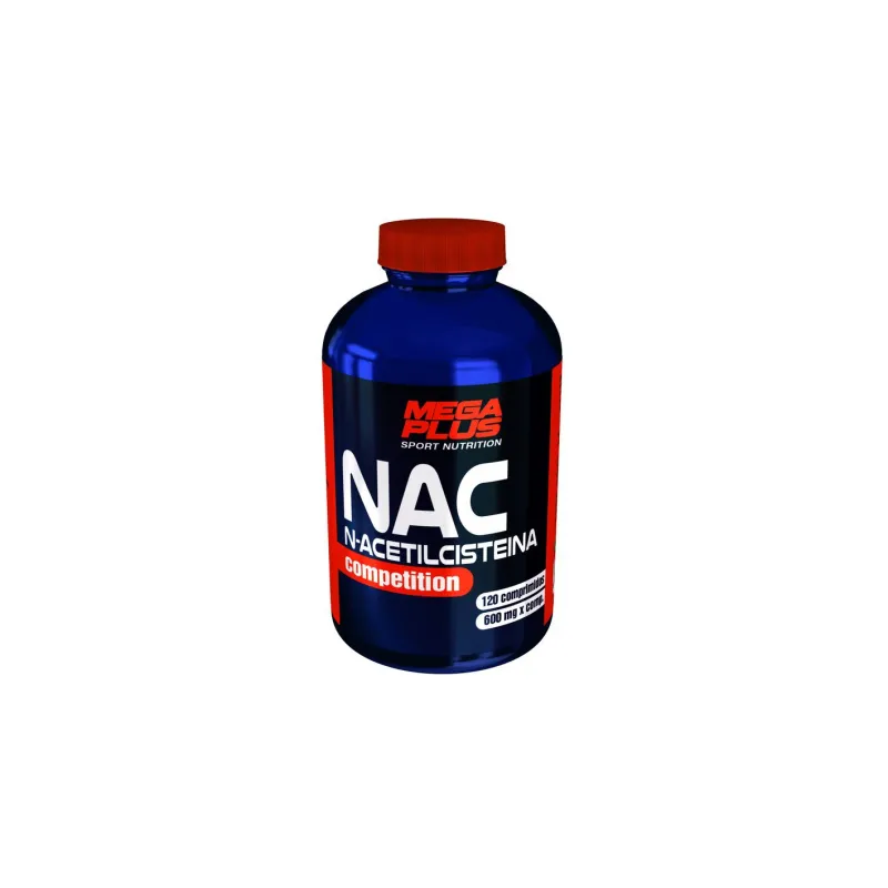 Nac n-acétyl cystéine 600 mg 120 comprimés, Mega Plus