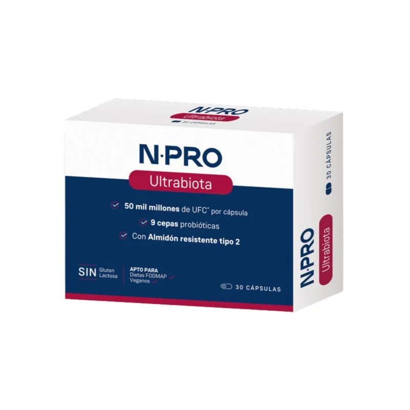 Ultrabiota 30 cápsulas, Npro
