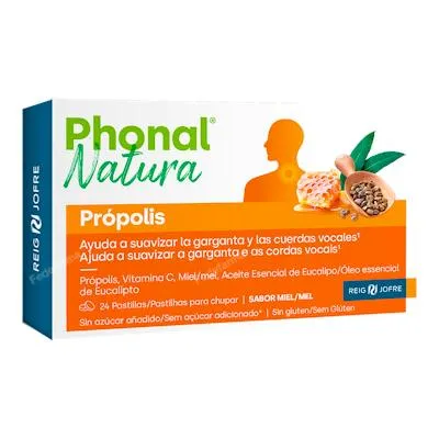 Forte própolis miel 24 comprimidos, Forte Pharma