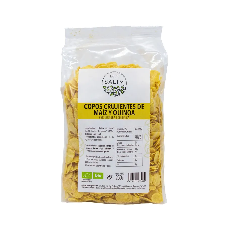 Knusperflocken Mais Quinoa BIO 250 g, Ecosalim