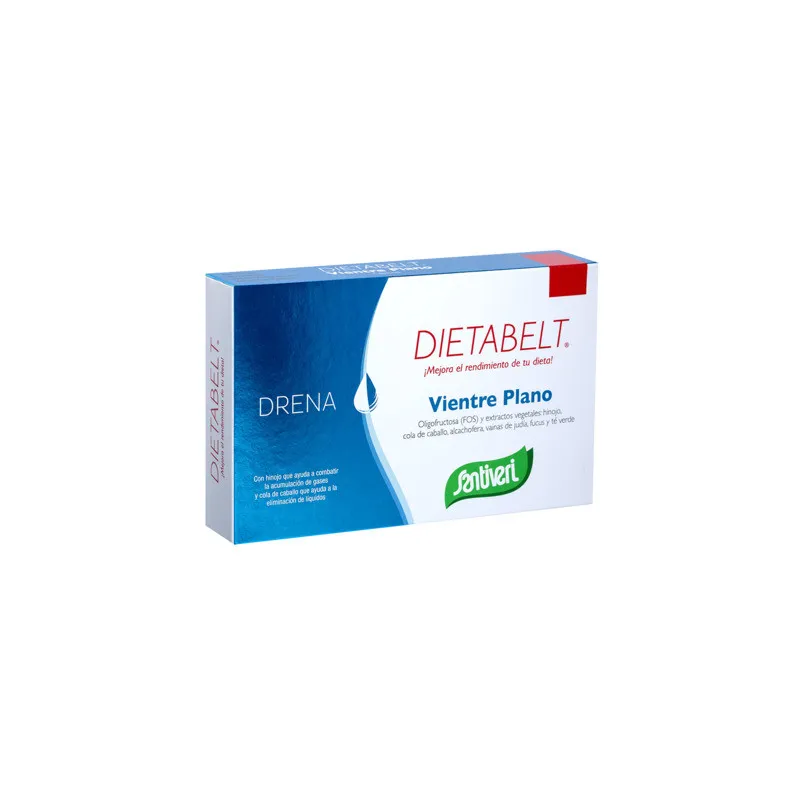 Dietabelt drena vientre plano 60 cápsulas, Santiveri